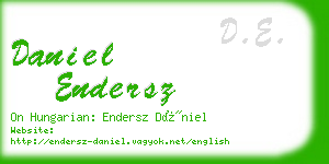 daniel endersz business card